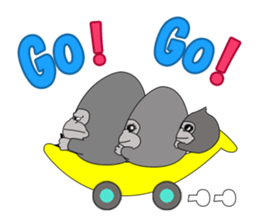 tamagorilla family sticker #1637995