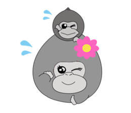 tamagorilla family sticker #1638000