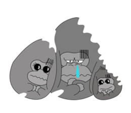 tamagorilla family sticker #1638009