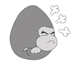 tamagorilla family sticker #1638015