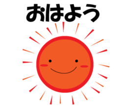 Pretty character's sticker with greeting sticker #1638177