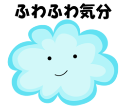 Pretty character's sticker with greeting sticker #1638179