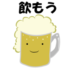 Pretty character's sticker with greeting sticker #1638186