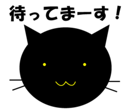 Pretty character's sticker with greeting sticker #1638194