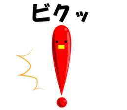 Pretty character's sticker with greeting sticker #1638211