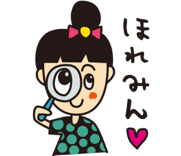 mikawaben girl sticker sticker #1638963