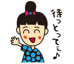 mikawaben girl sticker sticker #1638974