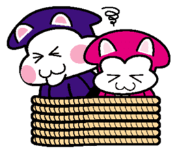 Cat ninjasToromi and Shinobu sticker #1639134