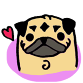 pug pug pug sticker #1639261
