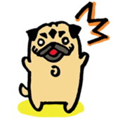 pug pug pug sticker #1639265