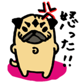 pug pug pug sticker #1639267