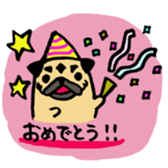 pug pug pug sticker #1639287