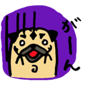 pug pug pug sticker #1639291