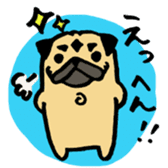 pug pug pug sticker #1639294