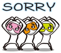 Gomen'ne Gomen'ne-(Apology only) sticker #1640188
