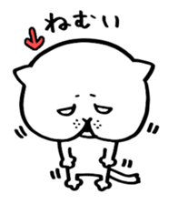 Sticker of cat shy sticker #1640242