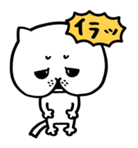 Sticker of cat shy sticker #1640250