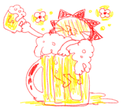 led lion chan sticker #1640500