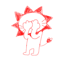 led lion chan sticker #1640519