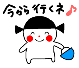 Snowman girls of Momoro sticker #1640746