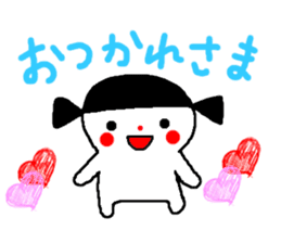 Snowman girls of Momoro sticker #1640762