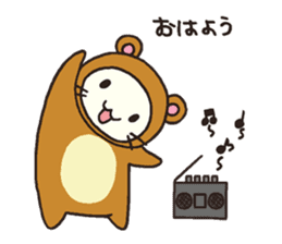 The costumed cats. sticker #1641057