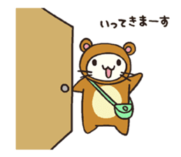 The costumed cats. sticker #1641064