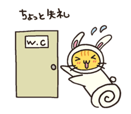 The costumed cats. sticker #1641074