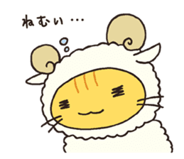 The costumed cats. sticker #1641081