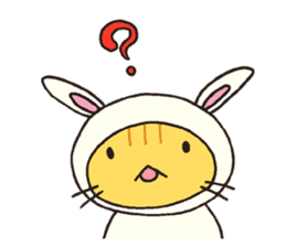 The costumed cats. sticker #1641083