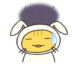 The costumed cats. sticker #1641086