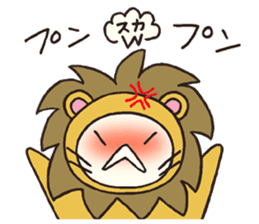 The costumed cats. sticker #1641087