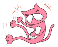 *Pink Cat* sticker #1641584