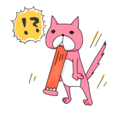 *Pink Cat* sticker #1641595