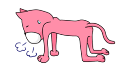 *Pink Cat* sticker #1641599