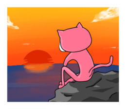 *Pink Cat* sticker #1641616