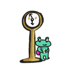 Frog KOMAME speaks in French sticker #1641991