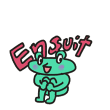 Frog KOMAME speaks in French sticker #1641998