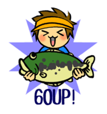 bass fishing sticker #1643029