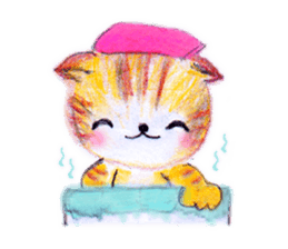 Honobono Nyanko sticker #1643312