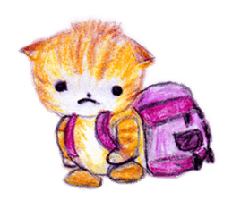 Honobono Nyanko sticker #1643314