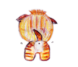 Honobono Nyanko sticker #1643319