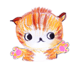 Honobono Nyanko sticker #1643329
