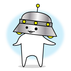 Mr. UFO Sticker came to Earth