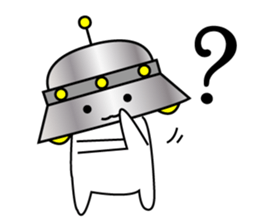 Mr. UFO Sticker came to Earth sticker #1643532