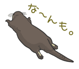 Asian short-clawed otter sticker #1643687