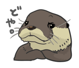 Asian short-clawed otter sticker #1643688