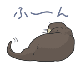 Asian short-clawed otter sticker #1643691