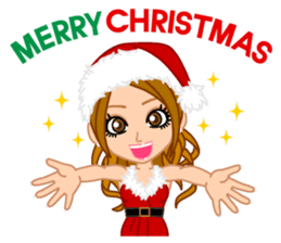 Girls' Night Out "Merry Christmas" sticker #1643817
