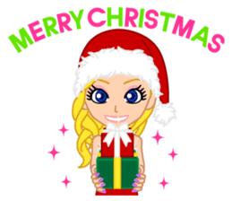 Girls' Night Out "Merry Christmas" sticker #1643818
